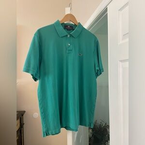 Vineyard Vines men’s Polo Shirt. Size Large. Green